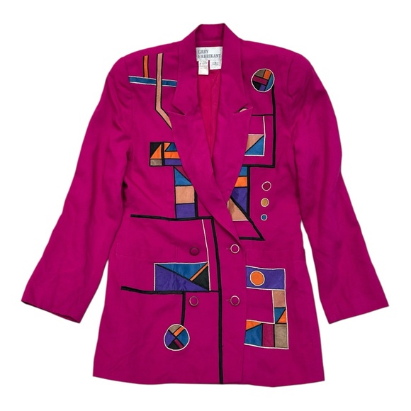 Gaby Fabrikant Jackets & Blazers - Gaby Fabrikant Vintage 1992 Pink Suit Jacket - Women’s Size 8